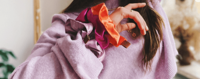 Scrunchie do włosów lub na rękę